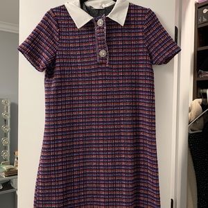 Zara tweed dress size M